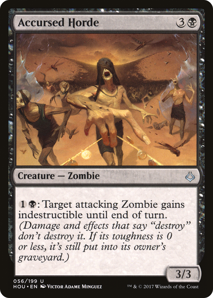 {C} Accursed Horde [Hour of Devastation][HOU 056]