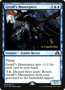 {R} Geralf's Masterpiece [Shadows over Innistrad Prerelease Promos][PR SOI 065]