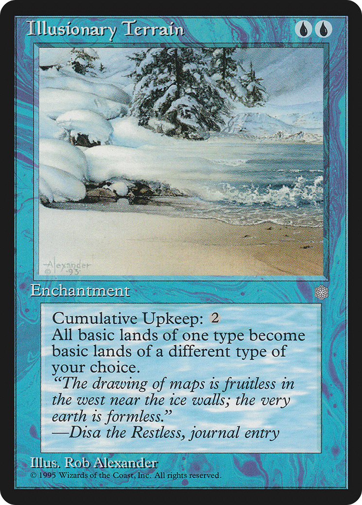 {C} Illusionary Terrain [Ice Age][ICE 077]