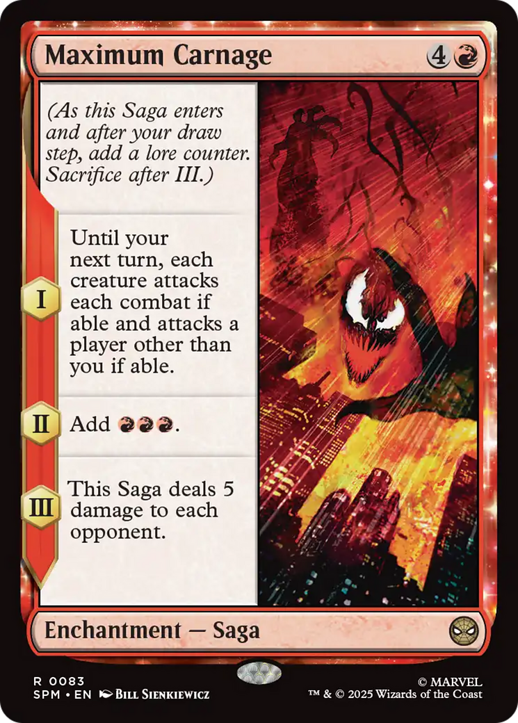 {@@ SPM R} Maximum Carnage [Marvel's Spider-Man] [SPM 083]