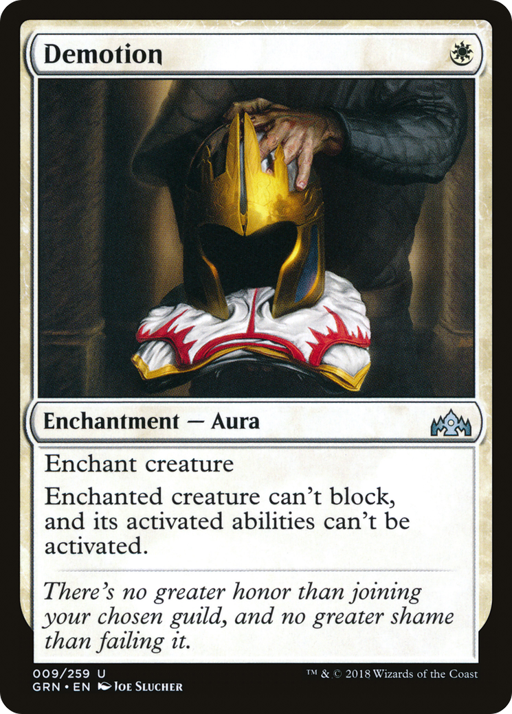 {C} Demotion [Guilds of Ravnica][GRN 009]