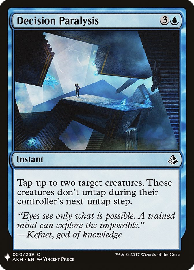 {C} Decision Paralysis [Mystery Booster][MB1 AKH 050]