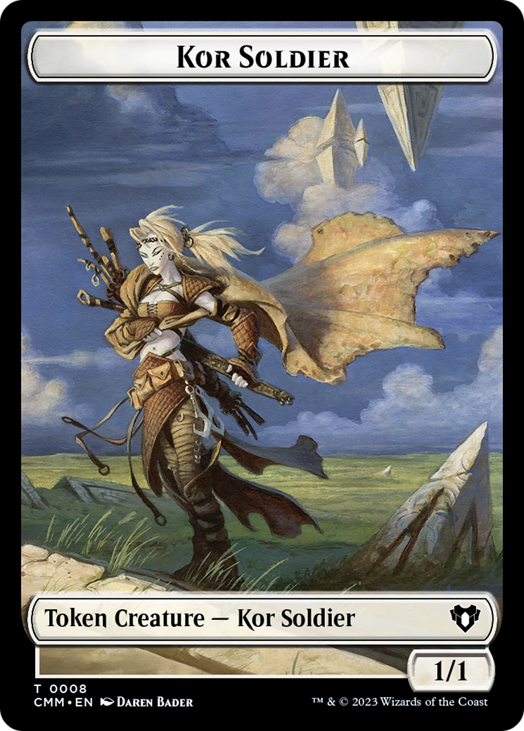 {T} Kor Soldier Token [Commander Masters Tokens][TCMM 008]