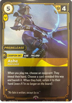 [RFB] Ashe - Focused (Foil) (Promo) (169/219) - Riftbound Organized Play Promotional Cards