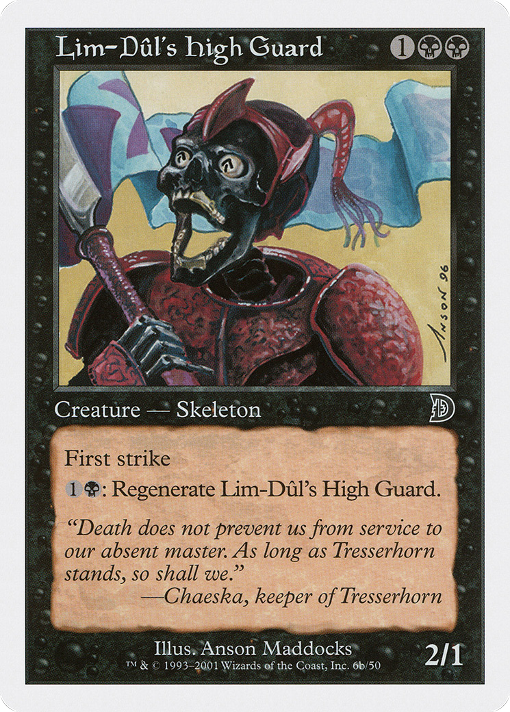 {C} Lim-Dul's High Guard (Holding Flag) [Deckmasters][DKM 6B]