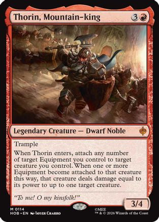 {@@MSC R} Thorin, Mountain-king [The Hobbit] [HOB 114]