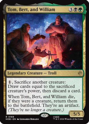 {@@MSC R} Tom, Bert, and William (Foil) [The Hobbit] [HOB 169]