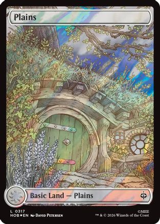 {@@MSC B} Plains (0317) (Surge Foil) (Foil) [The Hobbit] [HOB 317]