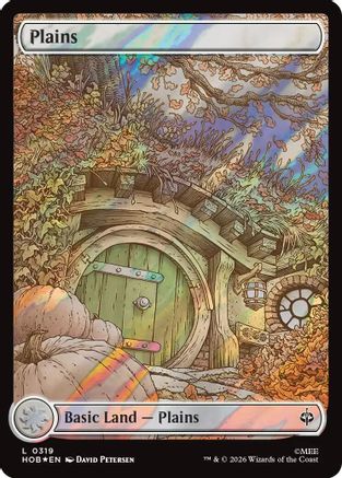 {@@MSC B} Plains (0319) (Surge Foil) (Foil) [The Hobbit] [HOB 319]