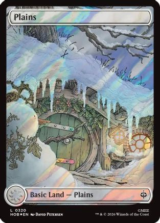 {@@MSC B} Plains (0320) (Surge Foil) (Foil) [The Hobbit] [HOB 320]
