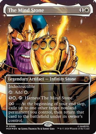 The Mind Stone (Borderless) [MSH 386]  Foil
