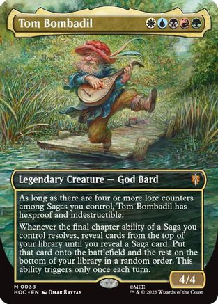 {@@MSC R} Tom Bombadil (Borderless) (Foil) [The Hobbit] [HOC 038]