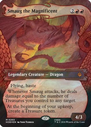 {@@MSC R} Smaug the Magnificent (Showcase) (Surge Foil) (Foil) [The Hobbit] [HOB 265]