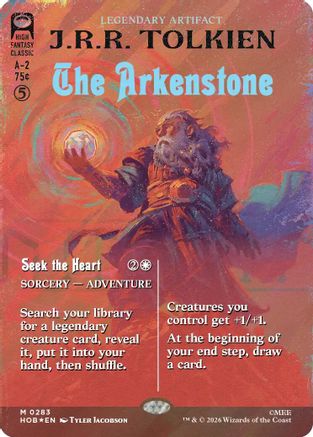 {@@MSC R} The Arkenstone (Borderless) (Surge Foil) (Foil) [The Hobbit] [HOB 283]