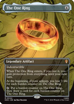 {@@MSC R} The One Ring (Borderless) (Foil) [The Hobbit] [HOC 044]