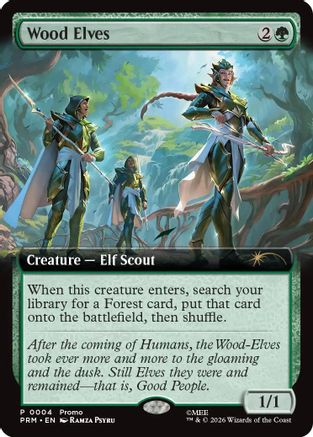 {@@MSC R} Wood Elves (Extended Art) (Promo) (Foil) [Promo Pack The Hobbit] [PRM 004]