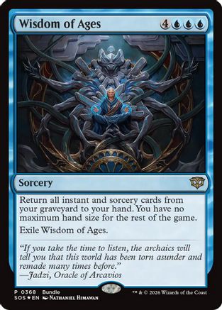 {@@SOS} Wisdom of Ages (SOS Bundle) [SOS 368]  Foil