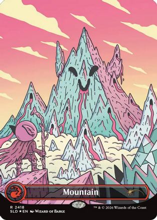 {R} Mountain (2418) (Foil) [Secret Lair Drop Series] [SLD 2418]