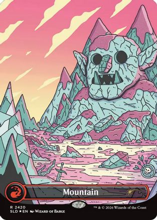 {R} Mountain (2420) (Foil) [Secret Lair Drop Series] [SLD 2420]