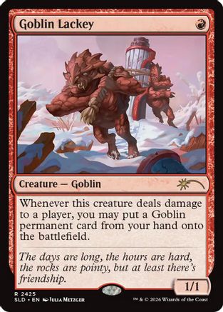 {R} Goblin Lackey (2425) [Secret Lair Drop Series] [SLD 2425]