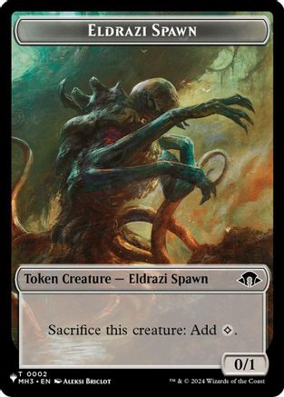 {@@LIST} Eldrazi Spawn (MH3) // Eldrazi (M3C) Double-Sided Token [LIST 2 // 1]
