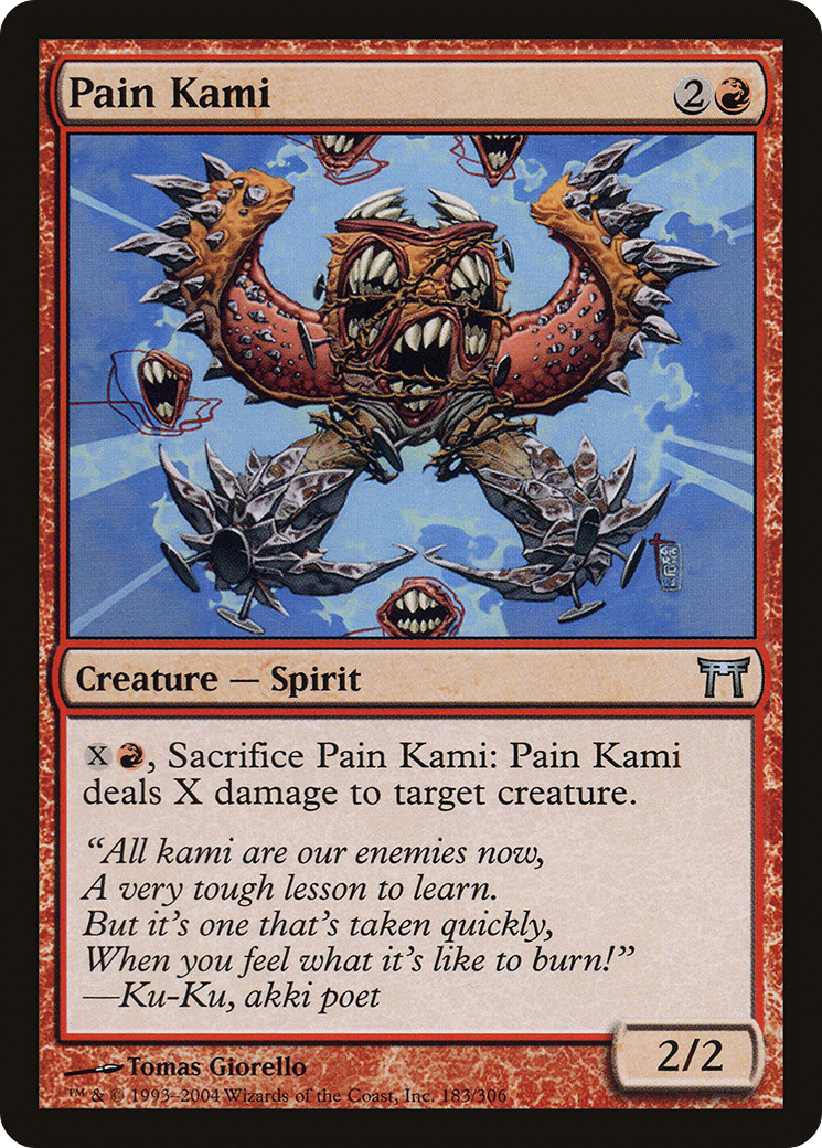 {C} Pain Kami [Champions of Kamigawa][CHK 183]
