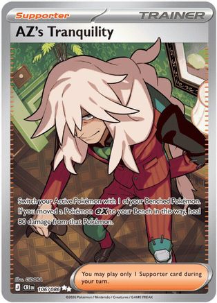 [PKM] AZ's Tranquility - 106/086 [ME04: Chaos Rising] Holofoil