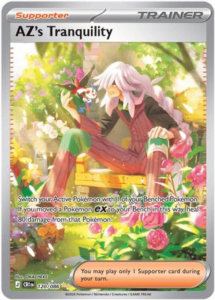 [PKM] AZ's Tranquility - 120/086 [ME04: Chaos Rising] Holofoil