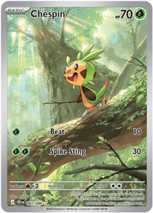[PKM] Chespin - 087/086 [ME04: Chaos Rising] Holofoil