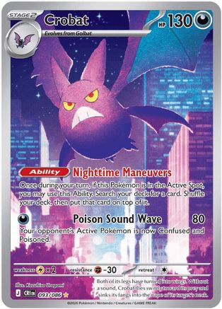 [PKM] Crobat - 093/086 [ME04: Chaos Rising] Holofoil