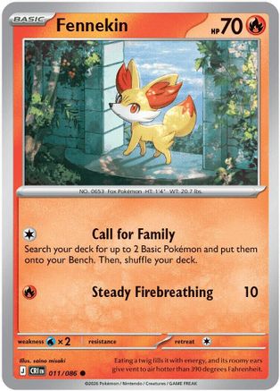 Fennekin - 11/086 [ME04: Chaos Rising]