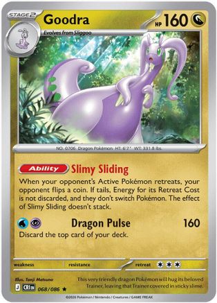 Goodra - 68/086 [ME04: Chaos Rising] Reverse Holofoil