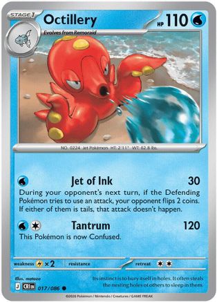 Octillery - 17/086 [ME04: Chaos Rising]