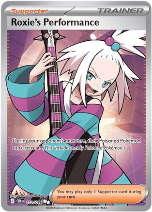 Roxie's Performance - 112/086 [ME04: Chaos Rising] Holofoil