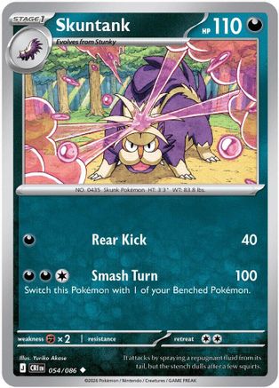 Skuntank - 54/086 [ME04: Chaos Rising] Reverse Holofoil