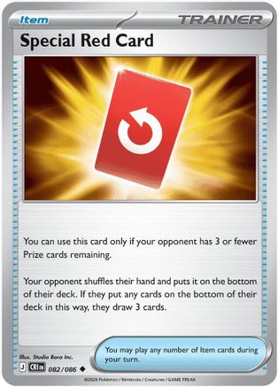 Special Red Card - 082/086 [ME04: Chaos Rising] Reverse Holofoil