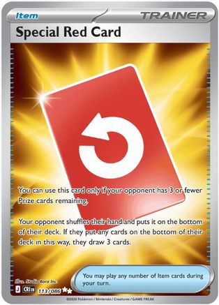 [PKM] Special Red Card - 113/086 [ME04: Chaos Rising] Holofoil