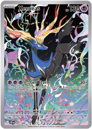 Xerneas - 091/086 [ME04: Chaos Rising] Holofoil