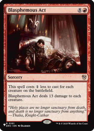 Blasphemous Act (DRC) [LIST 101]