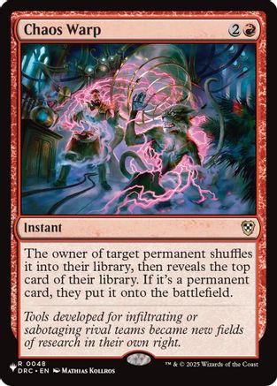 Chaos Warp (DRC) [LIST 048]
