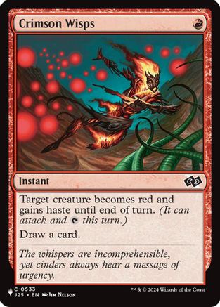 Crimson Wisps (J25) [LIST 533]
