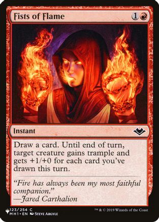 Fists of Flame (MH1) [LIST 123]