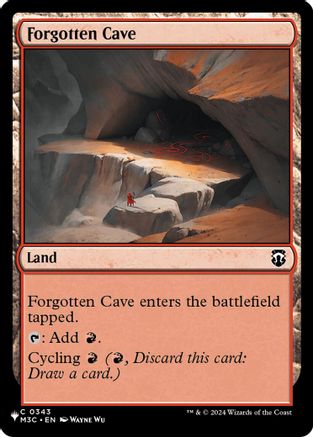 Forgotten Cave (M3C) [LIST 343]