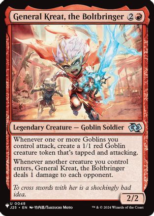 General Kreat, the Boltbringer (Anime) [LIST 048]