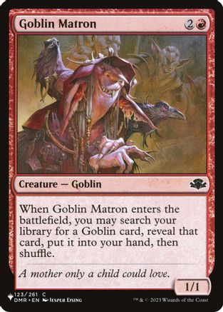 Goblin Matron (DMR) [LIST 123]
