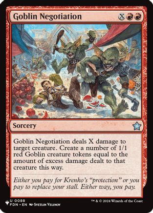 Goblin Negotiation [LIST 088]