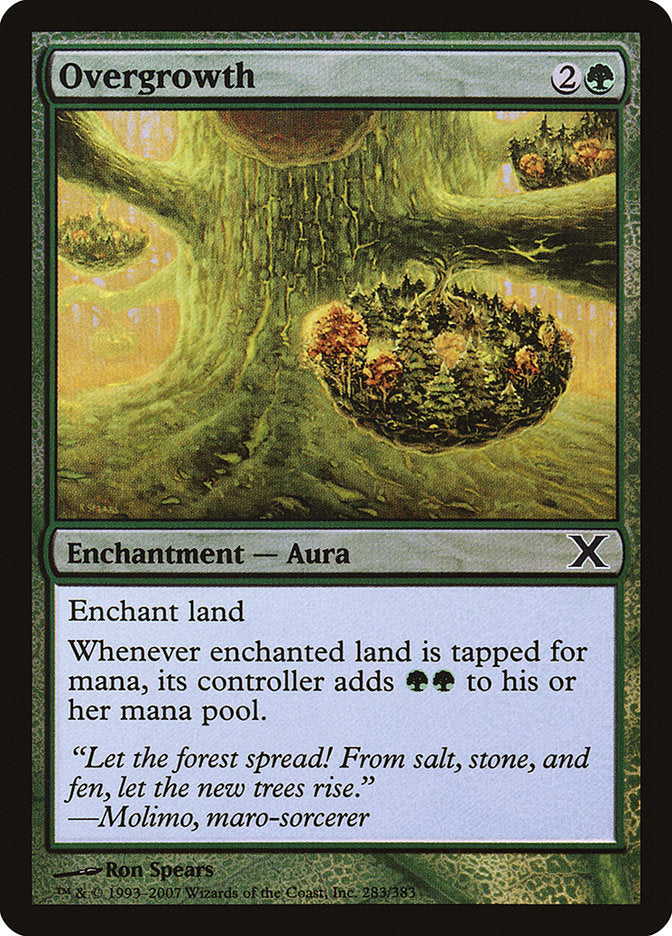 {C} Overgrowth (Premium Foil) [Tenth Edition][FP 10E 283]