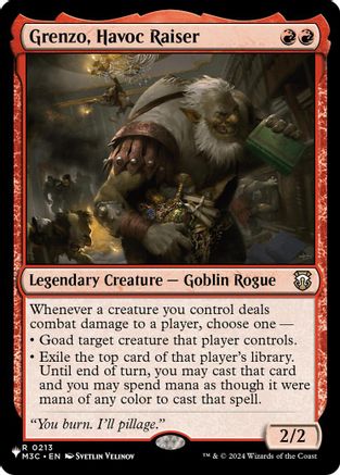 Grenzo, Havoc Raiser [LIST 213]