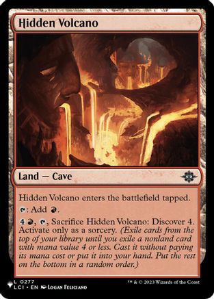 Hidden Volcano [LIST 277]