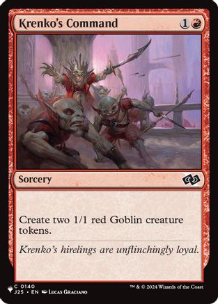 Krenko's Command (J25) [LIST 140]